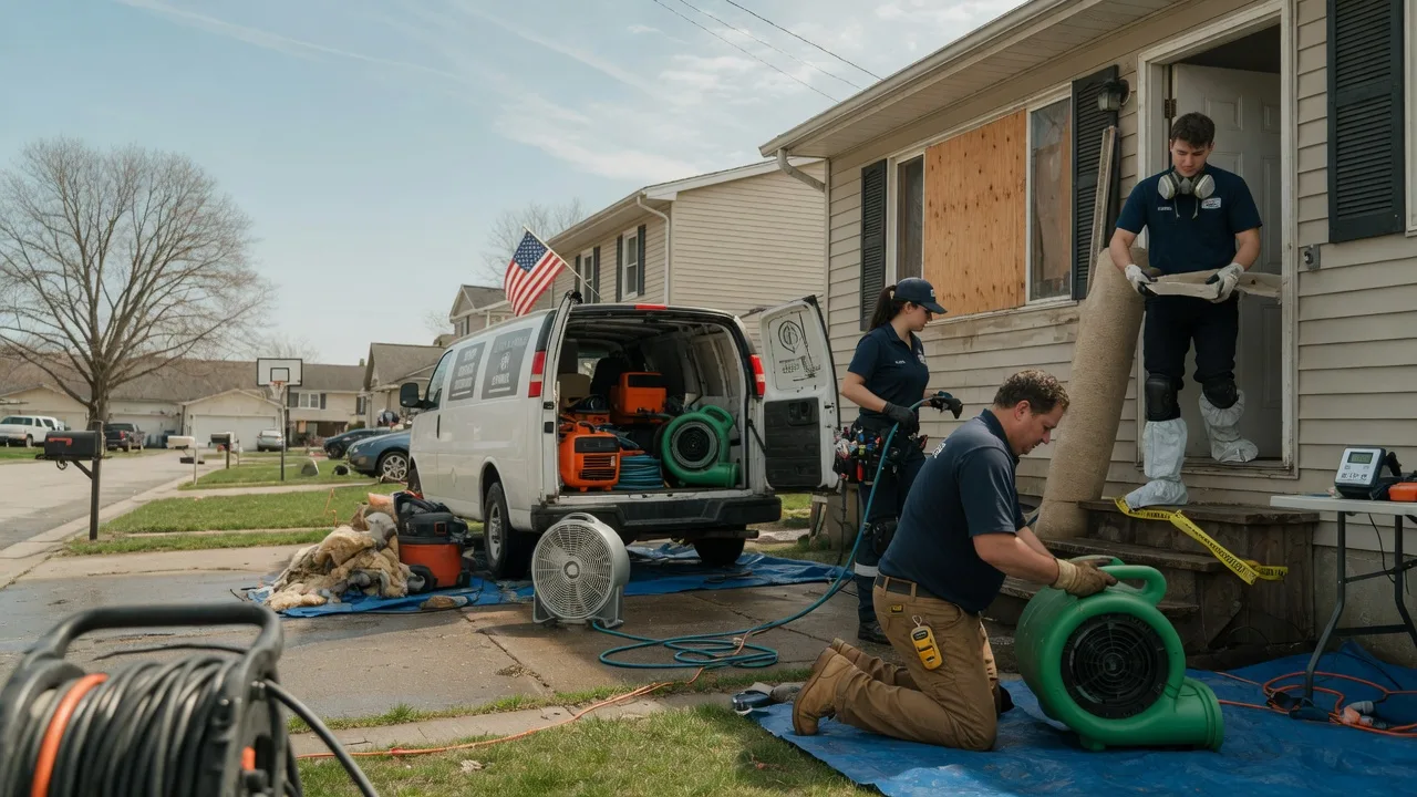 Water Damage Restoration in Kingman, ME near me